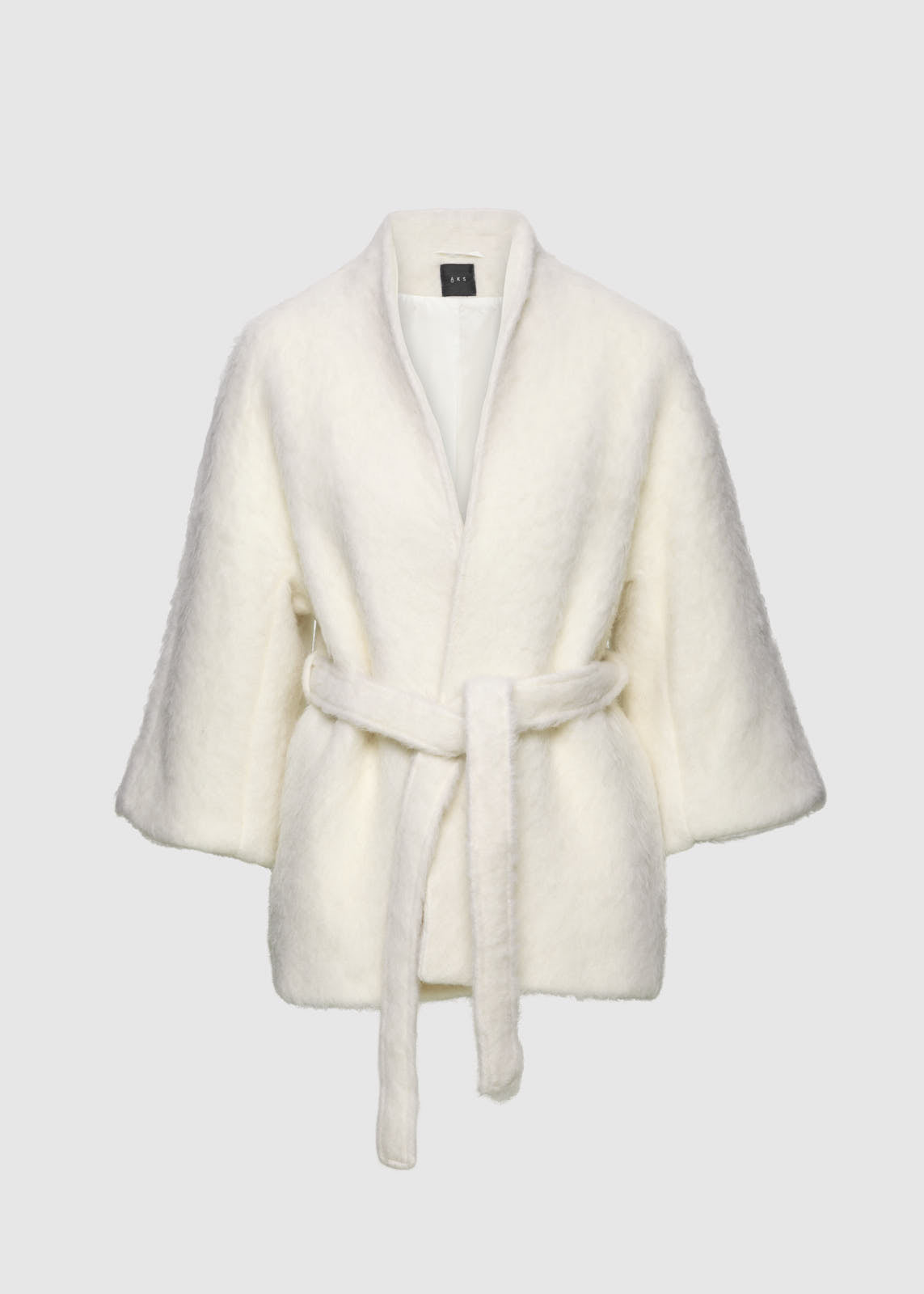 Christian Aks Akiko Wool Mohair Jacket Jackets 9003 Eggshell