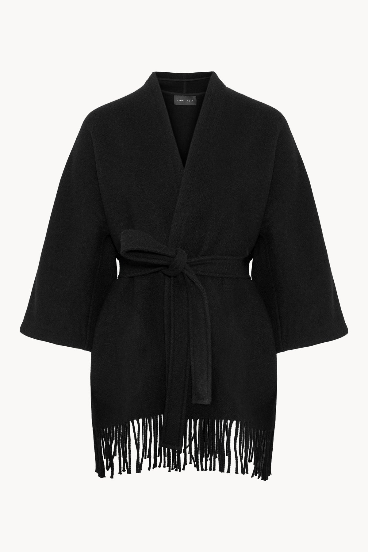 AKS LABEL International Akila Lambswool Jacket 00_Jackets 9090 Black