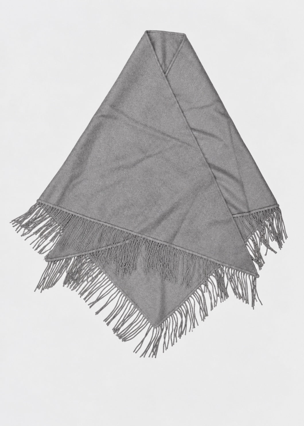 AKS LABEL International Alba Wool Scarf 09_Scarfs 9053 M. Grey Mel