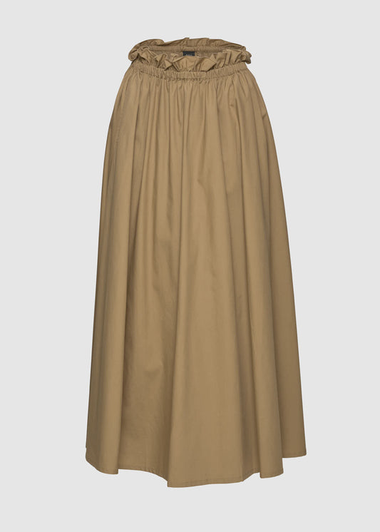 Christian Aks Daija Poplin Skirt Skirts 8068 Wood