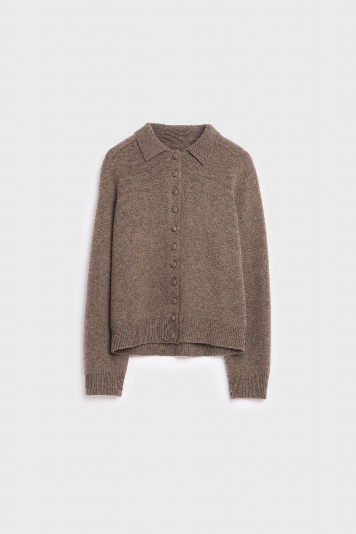 AKS LABEL International Fay cashmere cardigan 02_Knitwear 8026 Cappucino