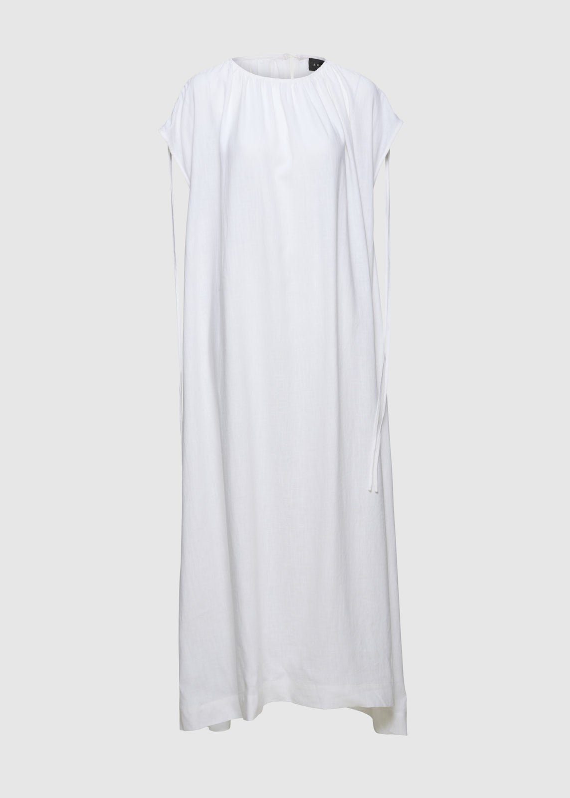 Christian Aks Gia Linen Dress Dresses 9001 White