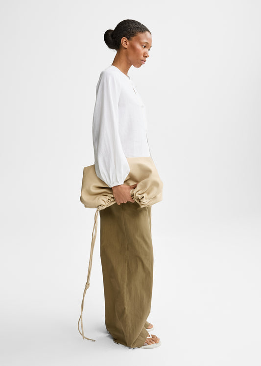 Christian Aks Maud Linen Top Tops 9001 White