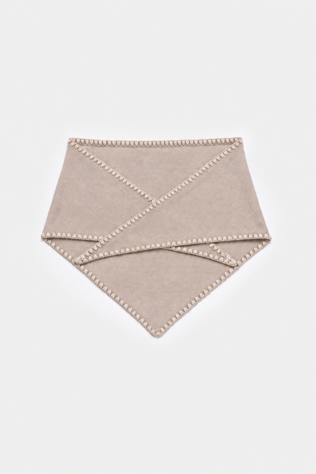AKS LABEL International Mina Stitched Merino Scarf 09_Scarfs 8021 Beach