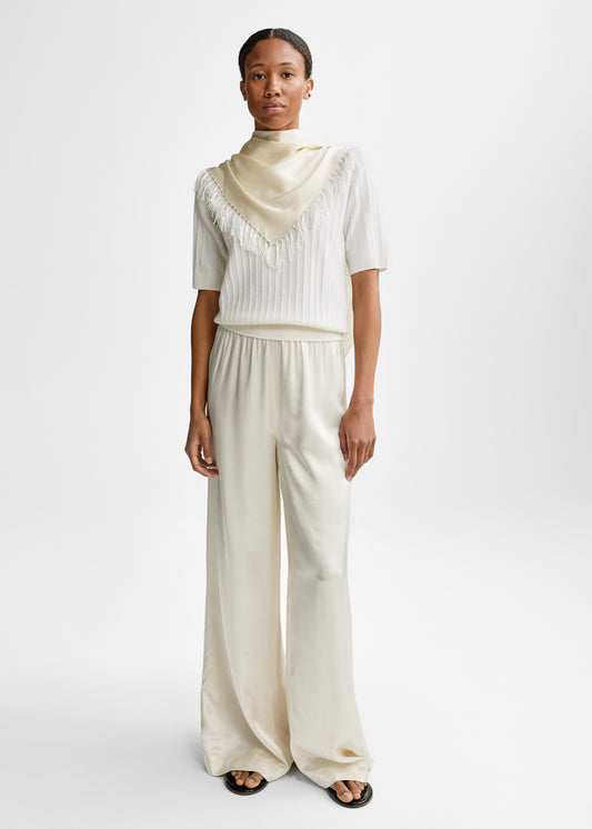 Christian Aks Molly Wool Cash Knit Knitwear 9001 White