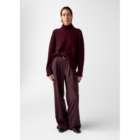 AKS LABEL Rico cashmere turtleneck Knitwear 3056 Burgundy