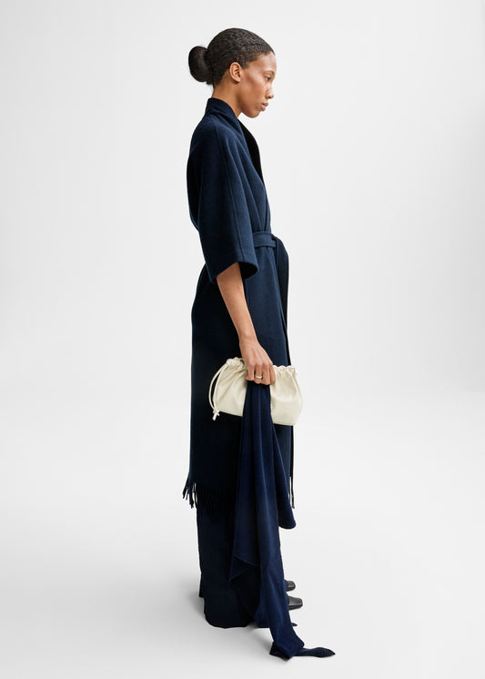 Christian Aks Ruby Lambswool Coat Coats 5070 Navy