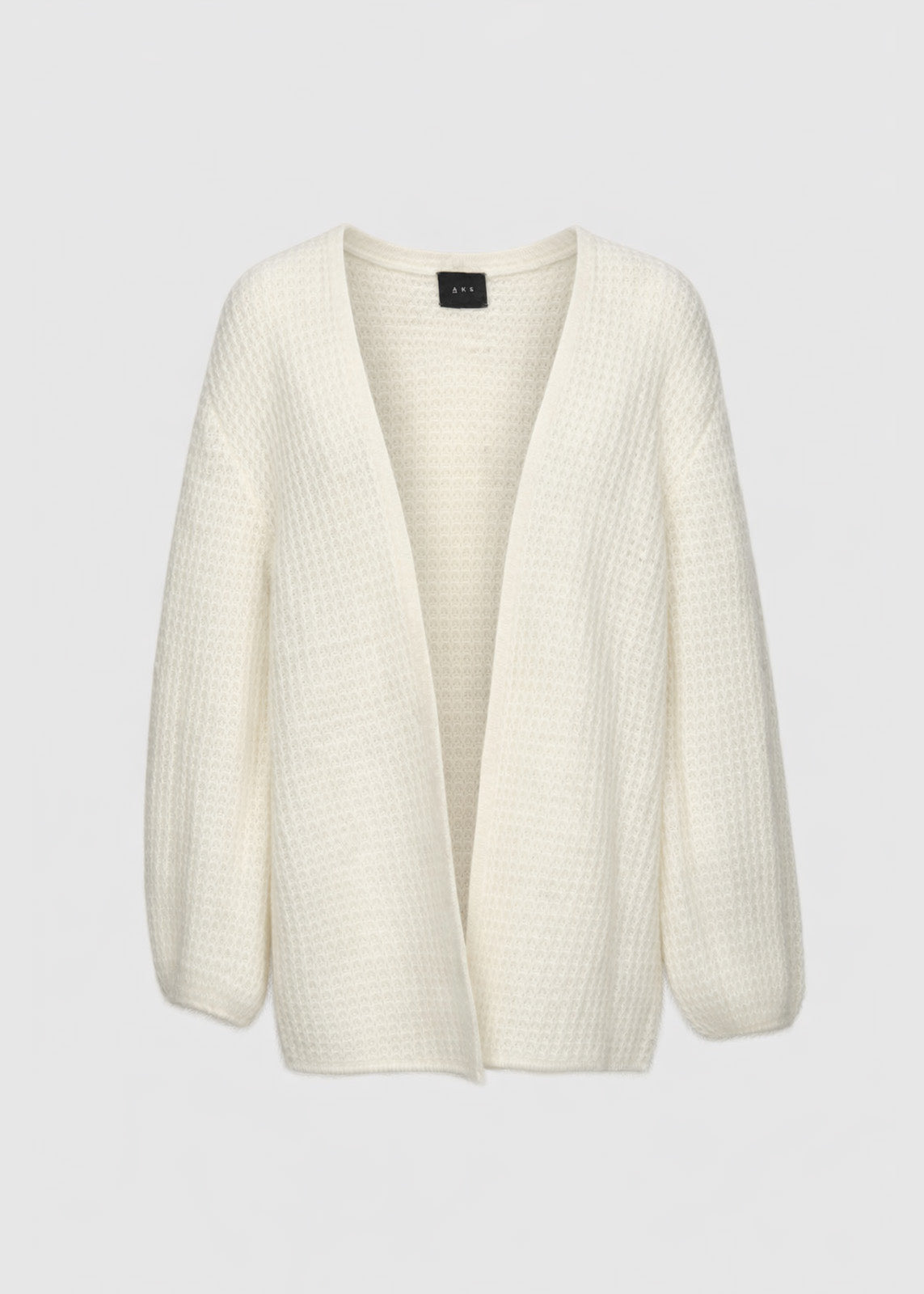 Christian Aks Solange Mohair Cardigan Knitwear 9003 Eggshell