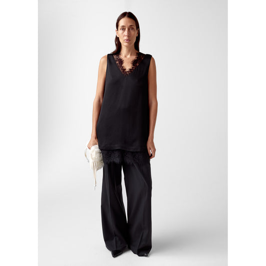 AKS LABEL Thurma lace top Tops 9090 Black
