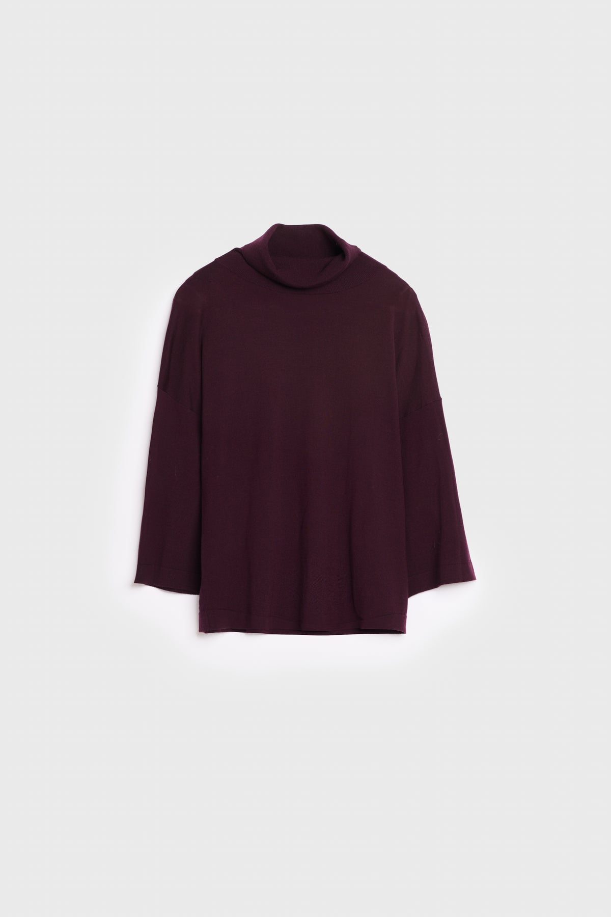 AKS LABEL International Tia Merino Knit 02_Knitwear 3056 Burgundy