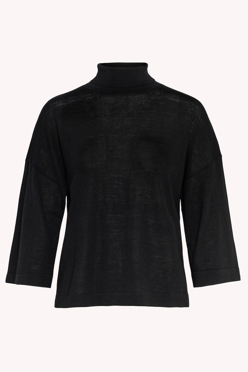 AKS LABEL Tia Merino Knit Knitwear 9090 Black