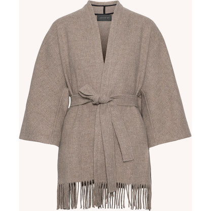 AKS LABEL Akila Lambswool Jacket Jackets 8019 Desert