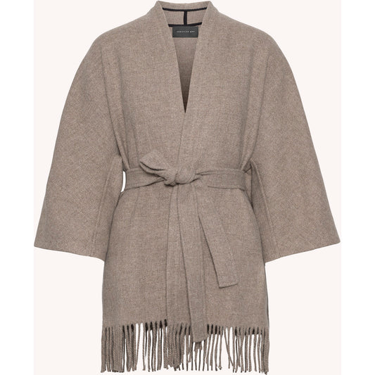 AKS LABEL Akila Lambswool Jacket Jackets 8019 Desert