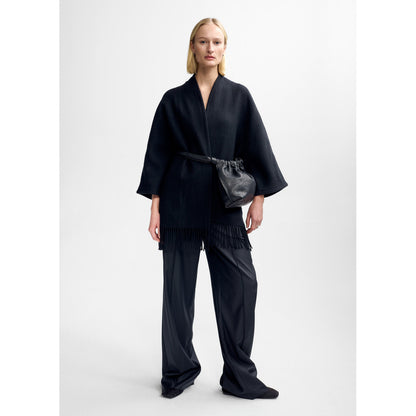 AKS LABEL Akila Lambswool Jacket Jackets 9090 Black