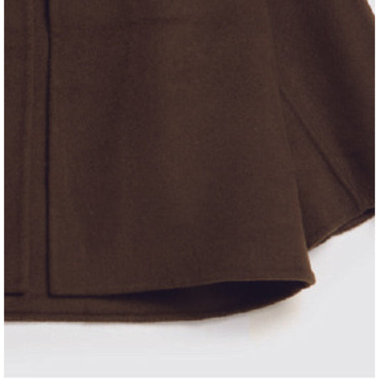 AKS LABEL Alba Wool Scarf Scarfs 8069 Espresso