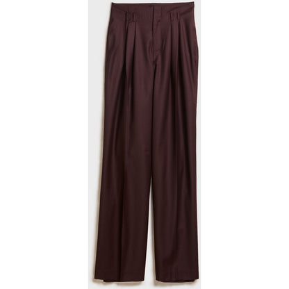 AKS LABEL Amelia wool trouser Trousers 3056 Burgundy