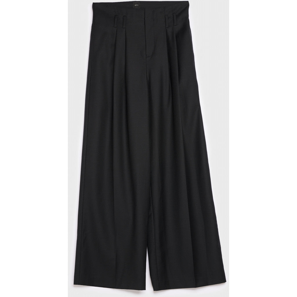 AKS LABEL Amelia wool trouser Trousers 9090 Black