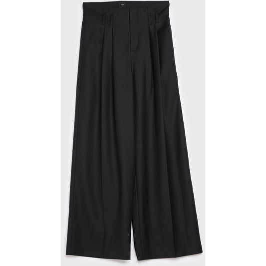 AKS LABEL Amelia wool trouser Trousers 9090 Black