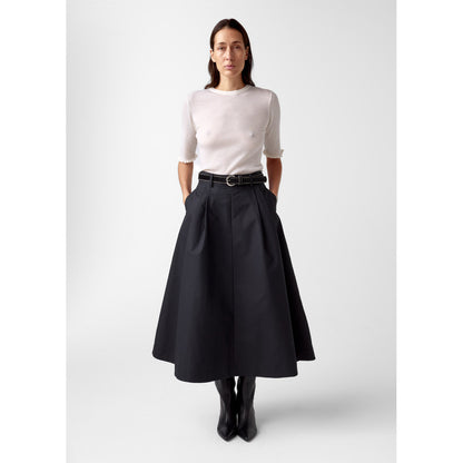 AKS LABEL Anna Cotton Skirt Skirts 9090 Black