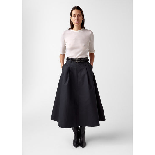 AKS LABEL Anna Cotton Skirt Skirts 9090 Black