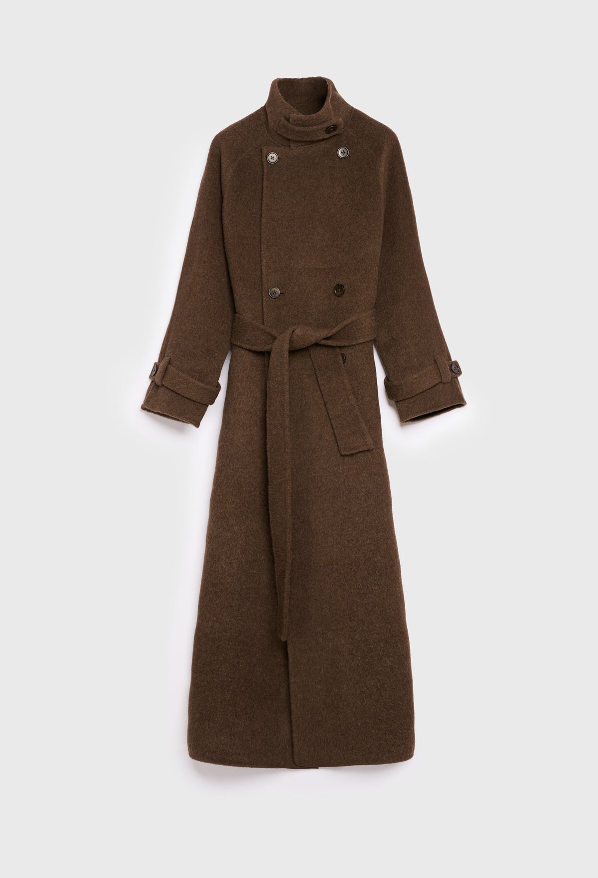 AKS LABEL International Carmella wool coat 01_Coats 8069 Espresso