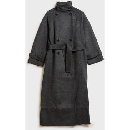 AKS LABEL Carmella wool coat Coats 9053 M. Grey Mel