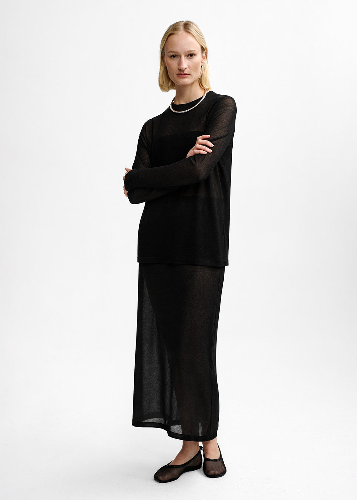 Christian Aks Cat T Knitwear 9090 Black