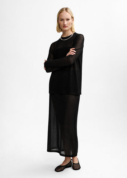 Christian Aks Cat T Knitwear 9090 Black