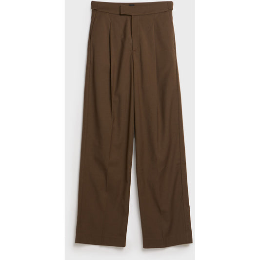 AKS LABEL Charlie trouser Trousers 8069 Espresso