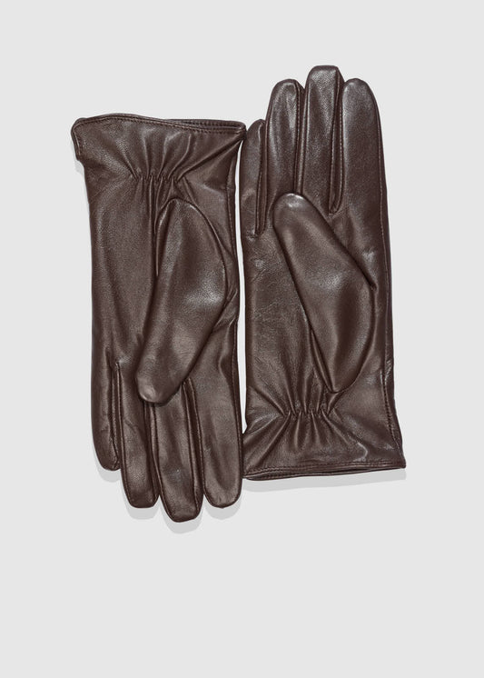 AKS LABEL International Classic leather gloves 12_Gloves 8064 Cognac
