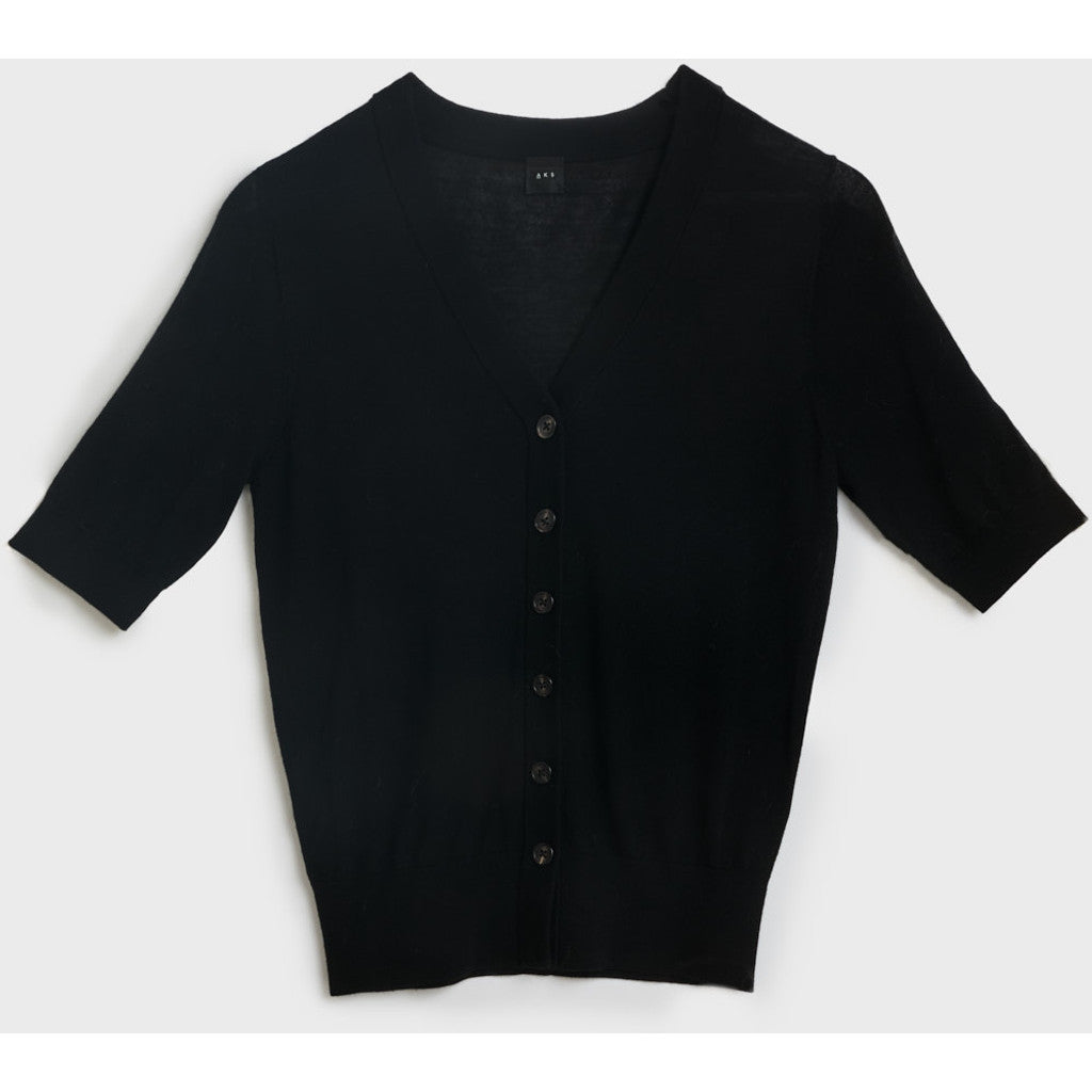 Christian Aks Daisy Merino Cardigan Knitwear 9090 Black