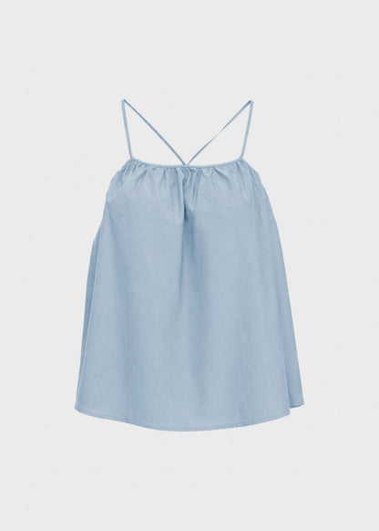 Christian Aks Delilah Poplin Top Tops 5005 Storm