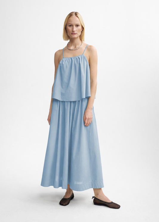 Christian Aks Delilah Poplin Top Tops 5005 Storm