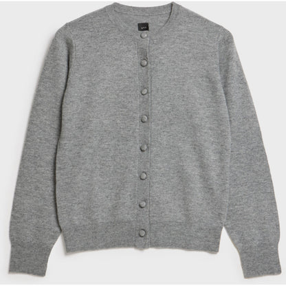AKS LABEL Diana wool cash cardigan Knitwear 9053 M. Grey Mel