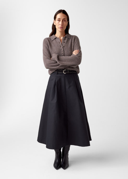 AKS LABEL International Fay cashmere cardigan 02_Knitwear 8026 Cappucino