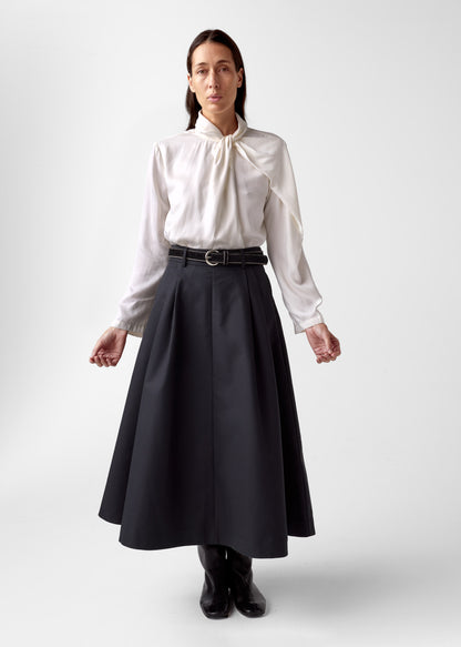 AKS LABEL International Hillevi blouse 03_Tops 9001 White
