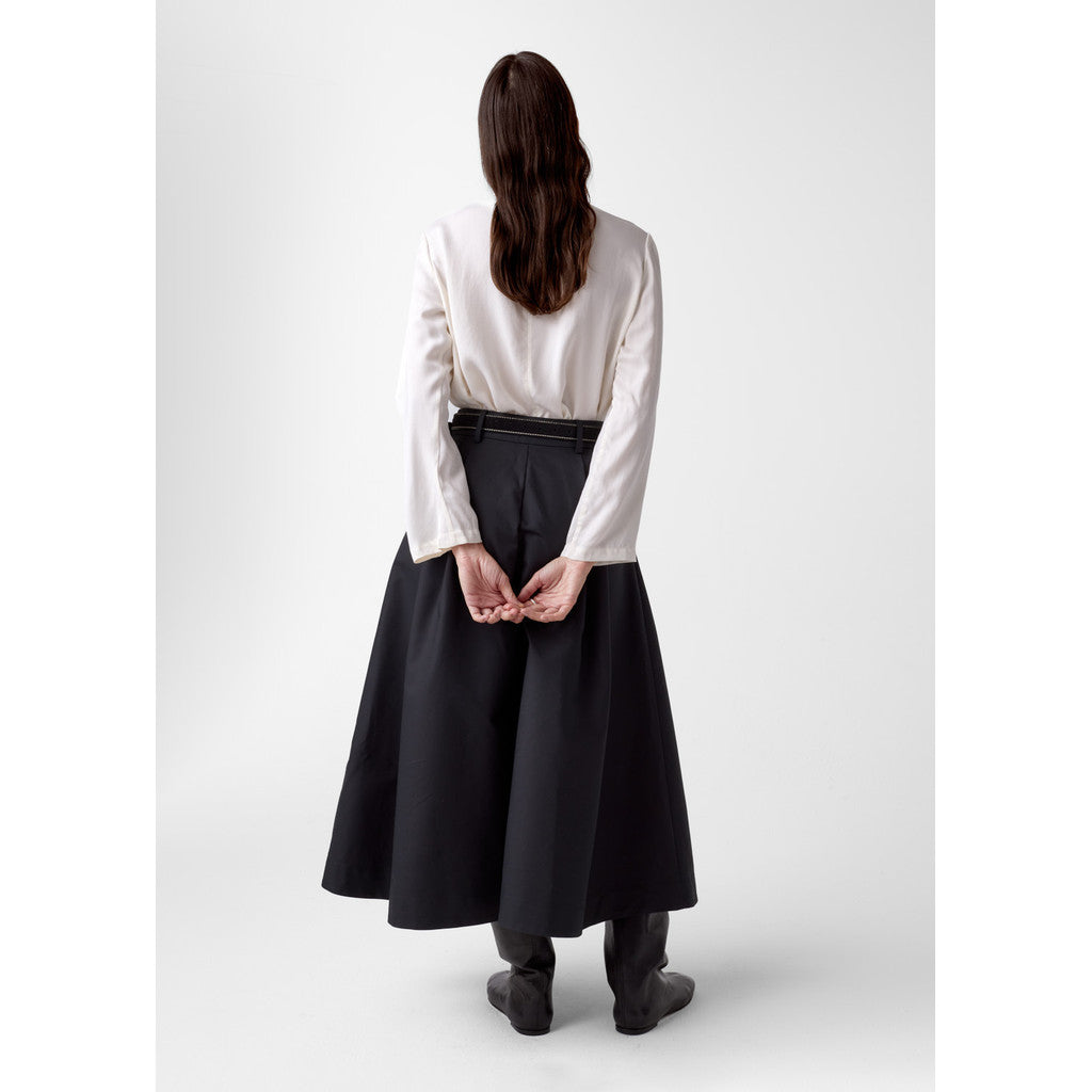 AKS LABEL Hillevi blouse Tops 9001 White