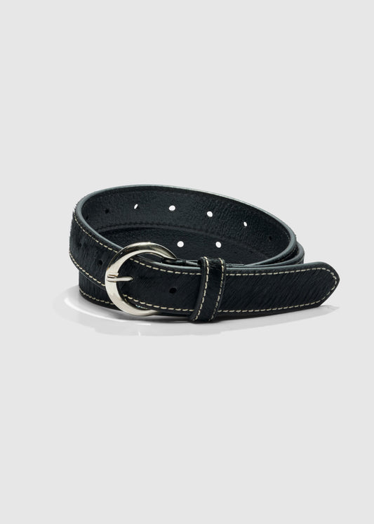 AKS LABEL International Jara Ponyhair Belt 10_Belts 9090 Black