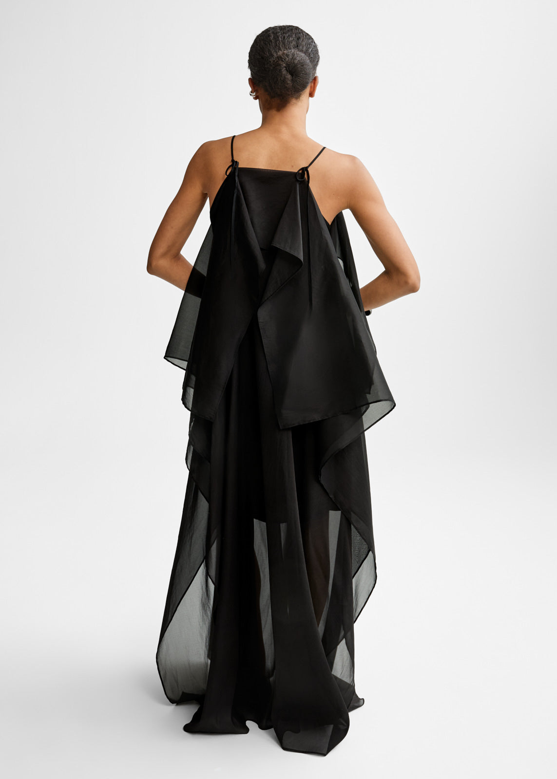 Christian Aks Josephine Silk Dress Dresses 9090 Black