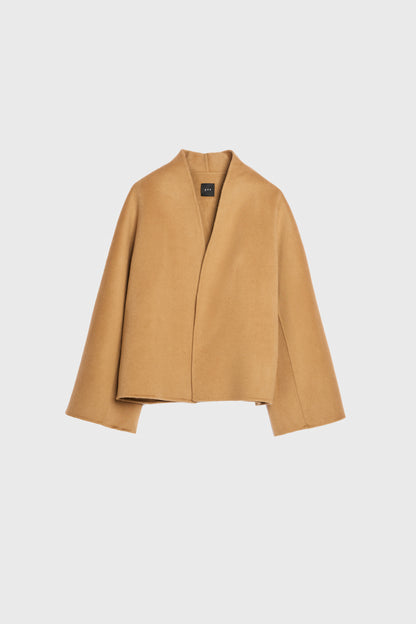 AKS LABEL International Kelsie wool jacket 00_Jackets 8014 Camel