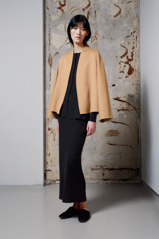 AKS LABEL International Kelsie wool jacket 00_Jackets 8014 Camel