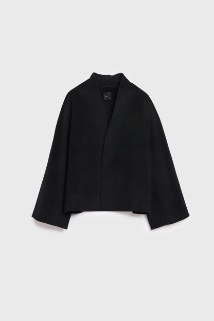 AKS LABEL International Kelsie wool jacket 00_Jackets 9090 Black