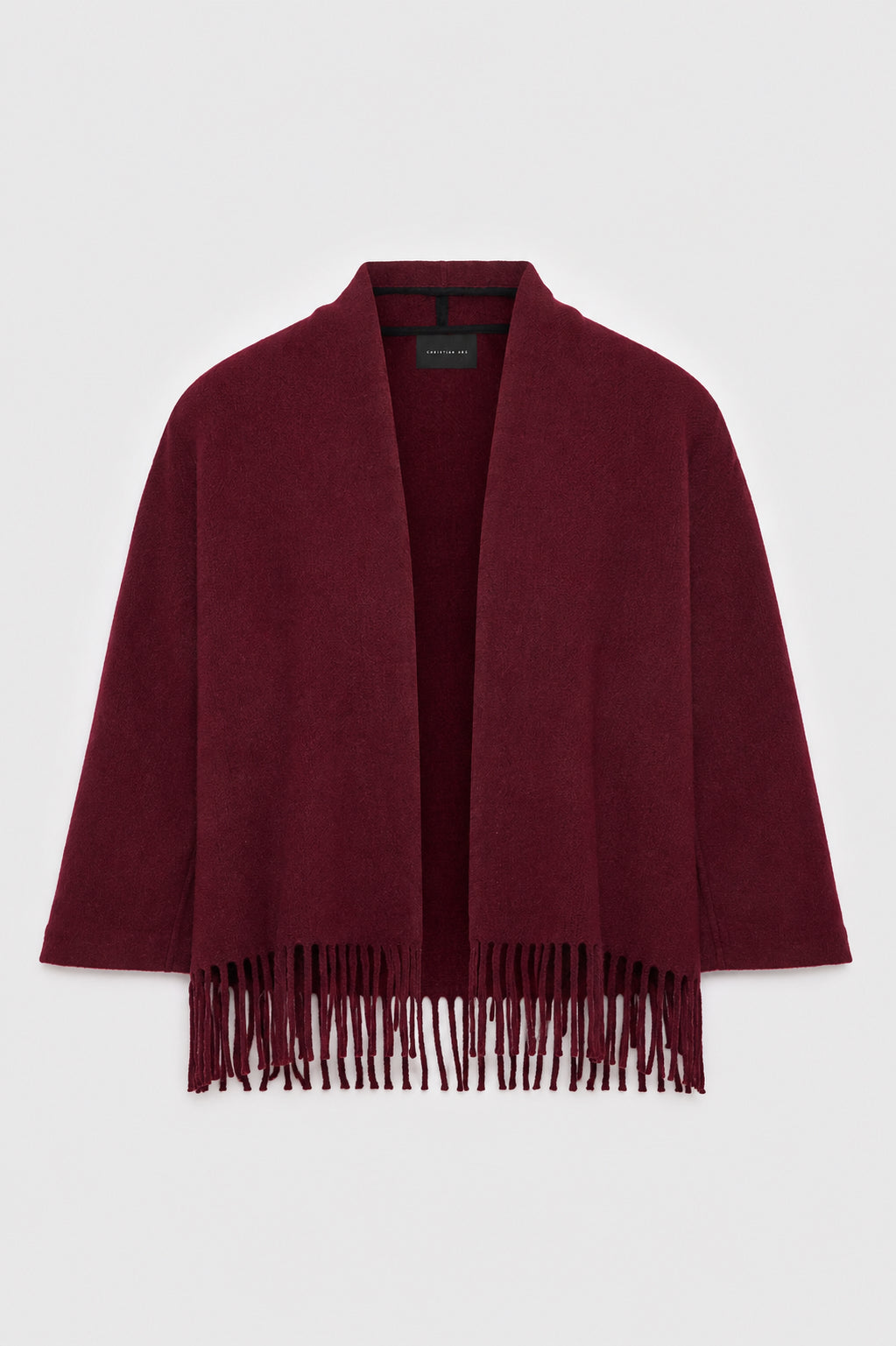 AKS LABEL International Keyla Lambswool Jacket 00_Jackets 3056 Burgundy