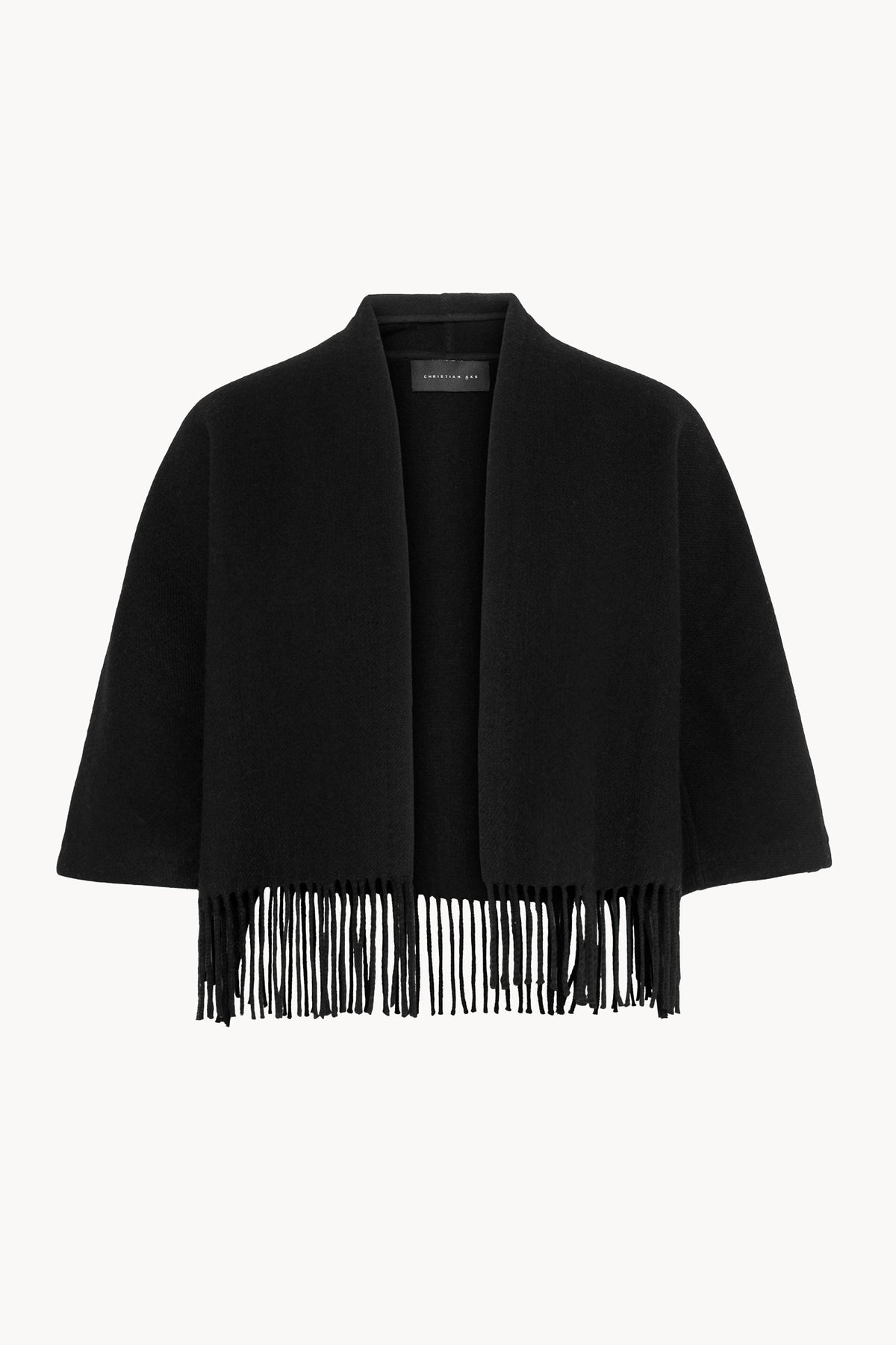 AKS LABEL International Keyla Lambswool Jacket 00_Jackets 9090 Black