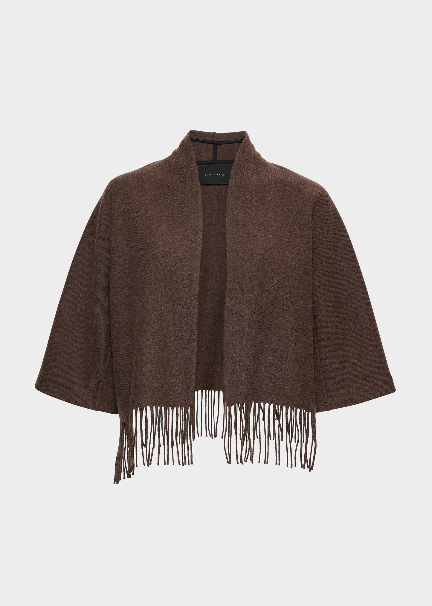 AKS LABEL Keyla Lambswool Jacket Jackets 8025 Brown