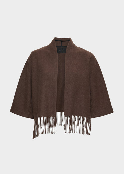 AKS LABEL Keyla Lambswool Jacket Jackets 8025 Brown