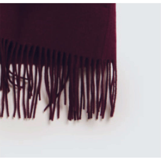 AKS LABEL Keyla Lambswool Jacket Jackets 3056 Burgundy