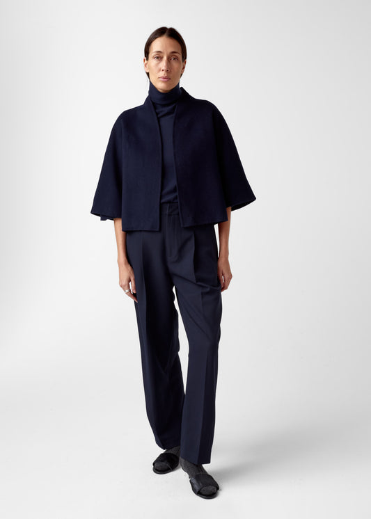 AKS LABEL International Kira Wool Jacket 00_Jackets 5070 Navy