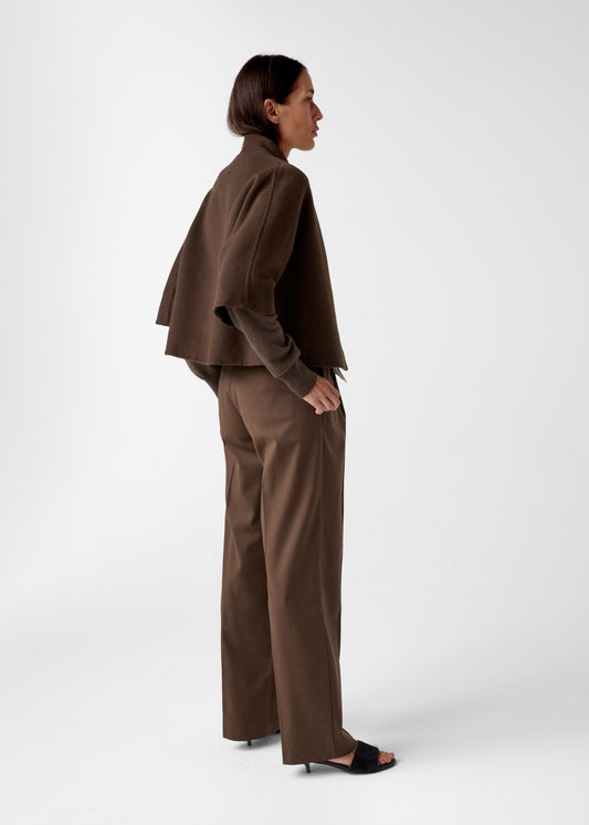 AKS LABEL International Kira Wool Jacket 00_Jackets 8069 Espresso