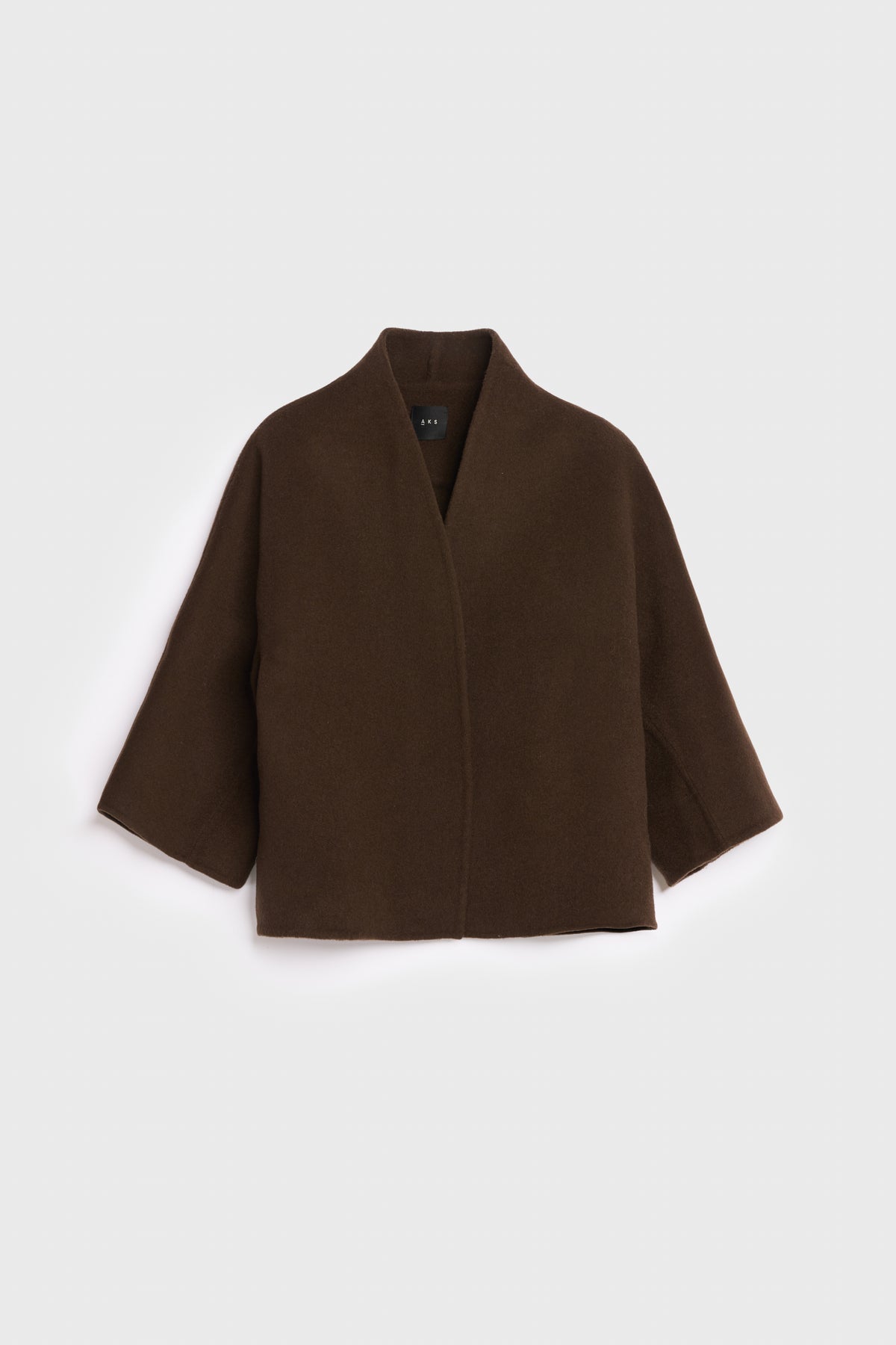 AKS LABEL International Kira Wool Jacket 00_Jackets 8069 Espresso
